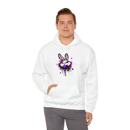 Bunny Hoodie, Graffiti Hoodie, Graffiti Sweatshirt, Bunny Urban art, Hooded Sweatshirt