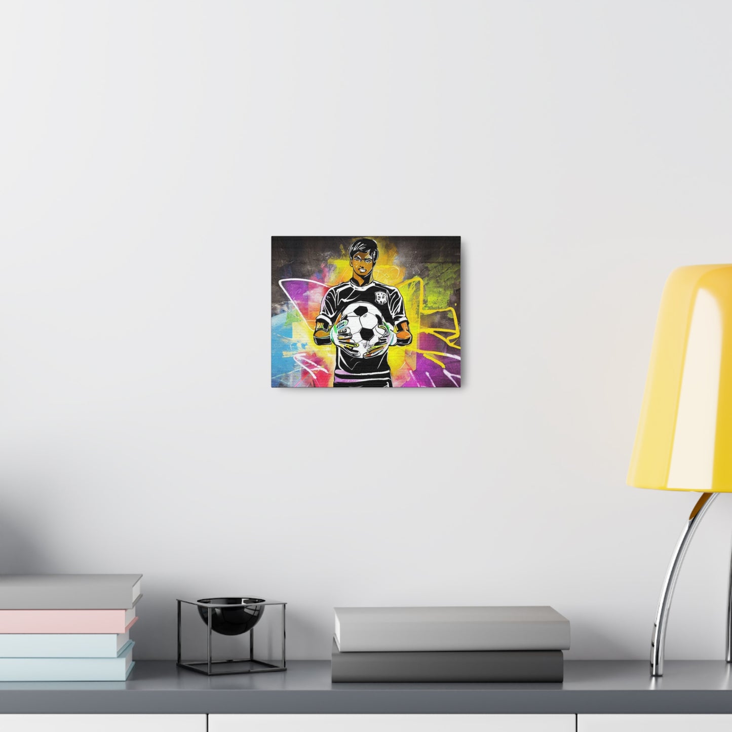 Soccer Player, Graffiti art prints, Street art canvas, Urban art decor, Graffiti-style wall art, Graffiti canvas prints, Street art posters - SaviTraviDesigns