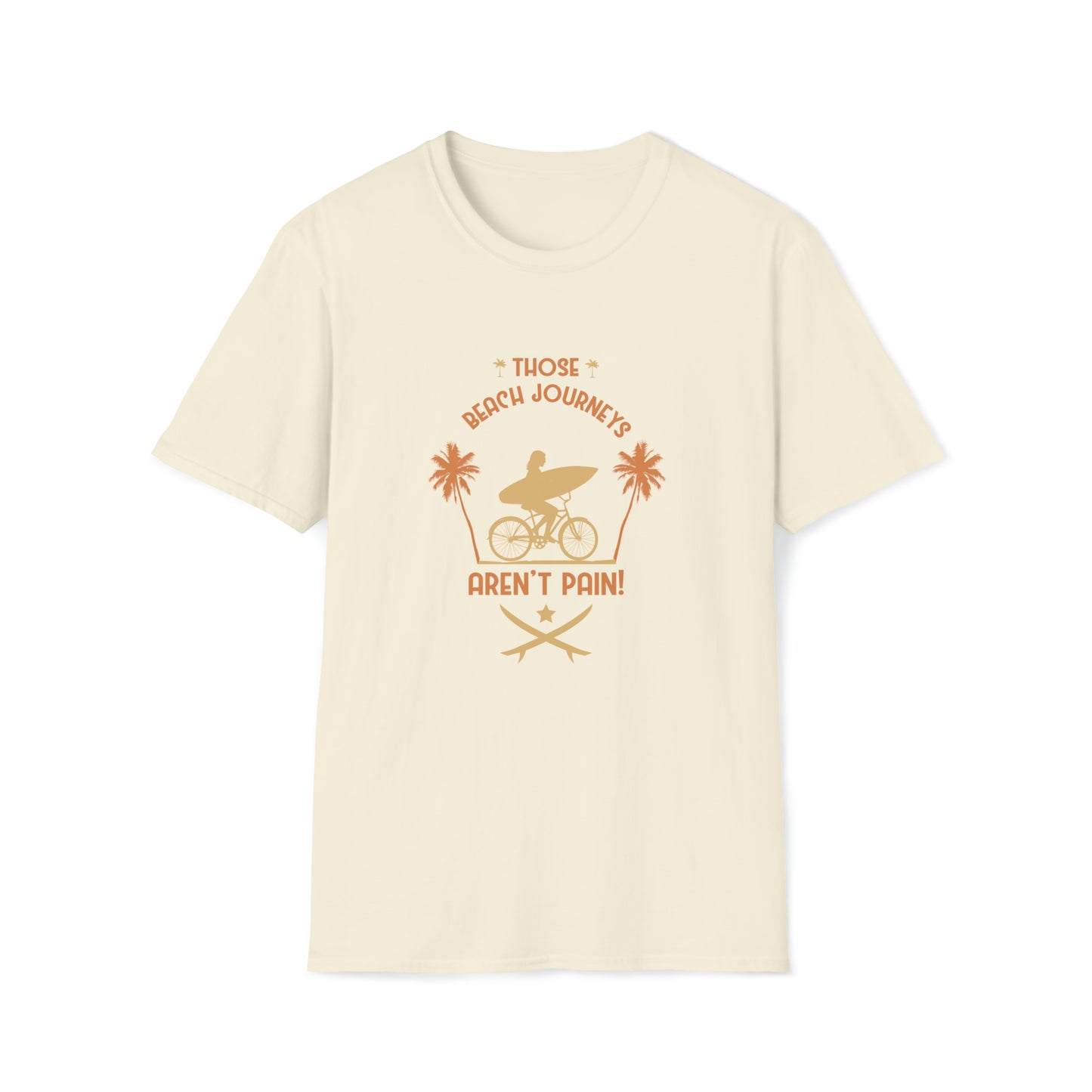 Beach Journey Sand And Sun |Beach Lifestyle Shirts | Summer Vibe Apparel Natural