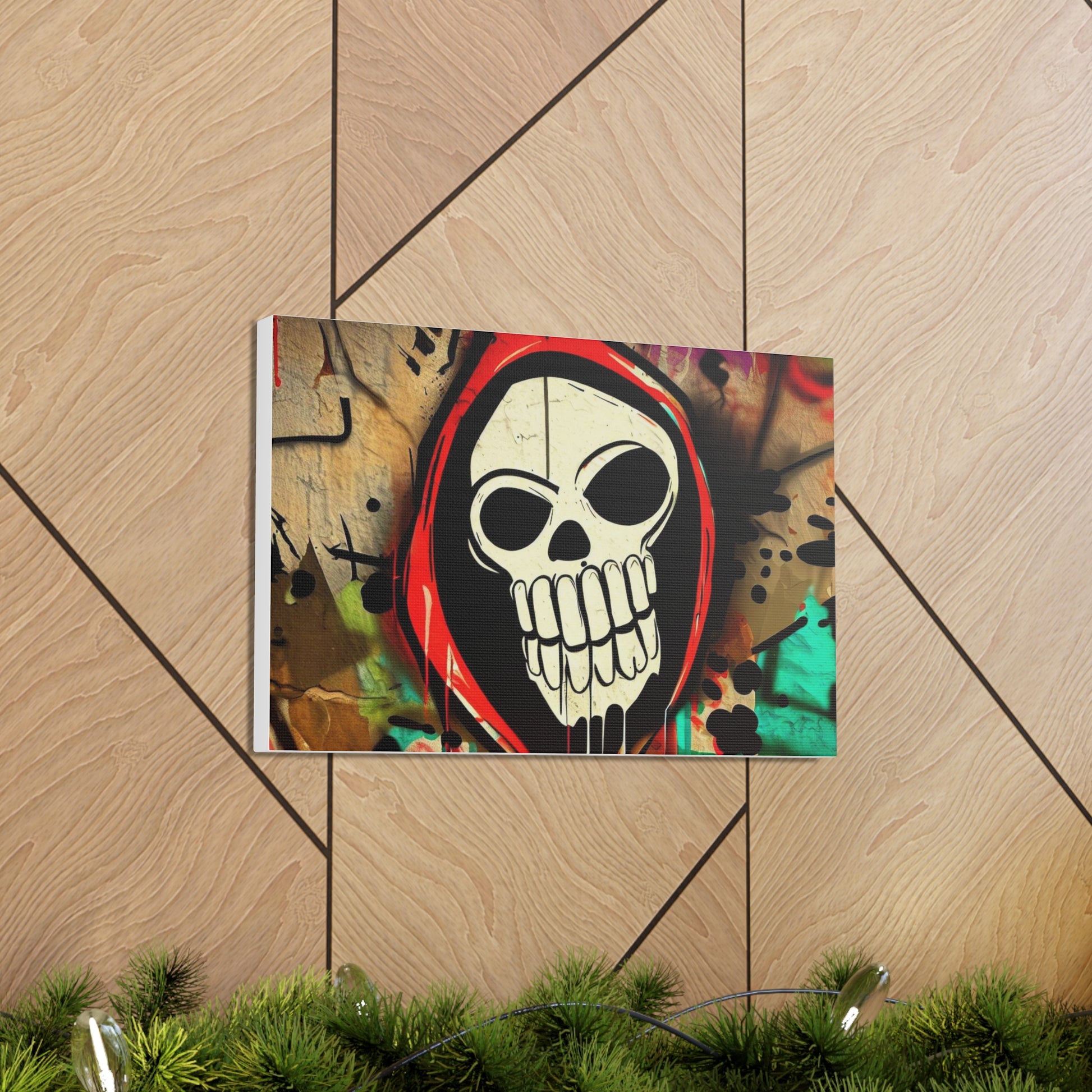 Halloween art, Skeleton canvas prints, Scary Halloween decor, Halloween home decor, Halloween wall, Gothic wall decor, Canvas Gallery Wraps - SaviTraviDesigns