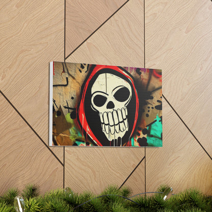 Halloween art, Skeleton canvas prints, Scary Halloween decor, Halloween home decor, Halloween wall, Gothic wall decor, Canvas Gallery Wraps - SaviTraviDesigns