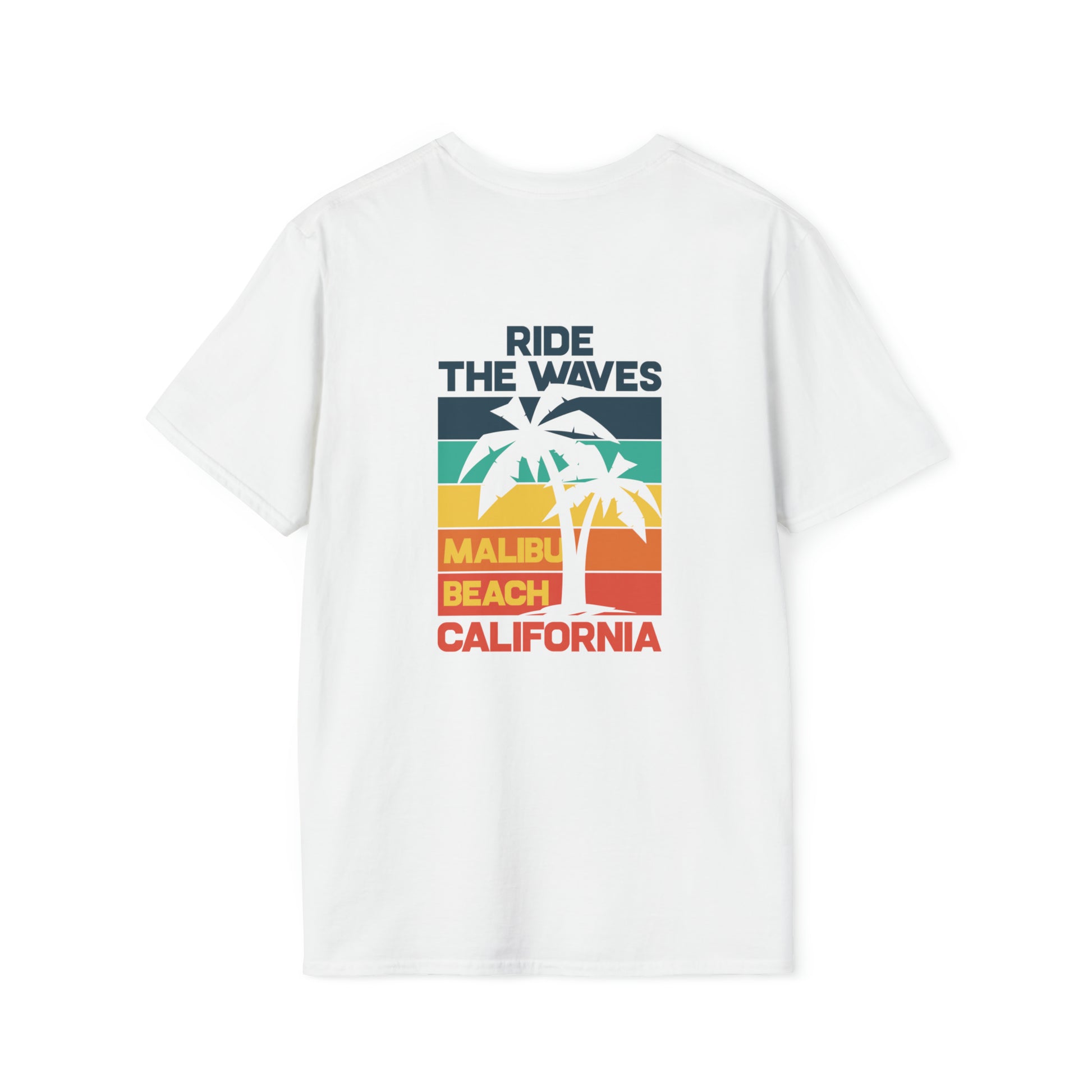 Ride The Waves Malibu Beach |Beach Lifestyle Shirts | Summer Vibe Apparel