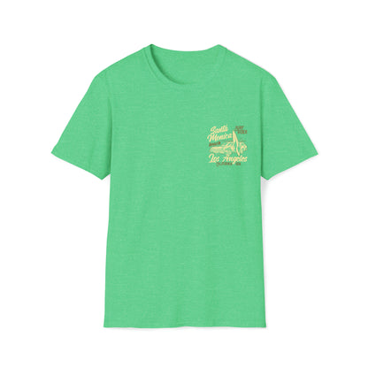 Santa Monica Beach Surf Rider |Beach Life Clothing | Ocean Vibes Apparel Heather Irish Green