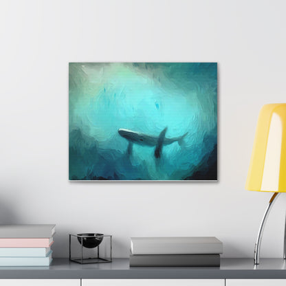 Giant Whale Oil Painting Canvas