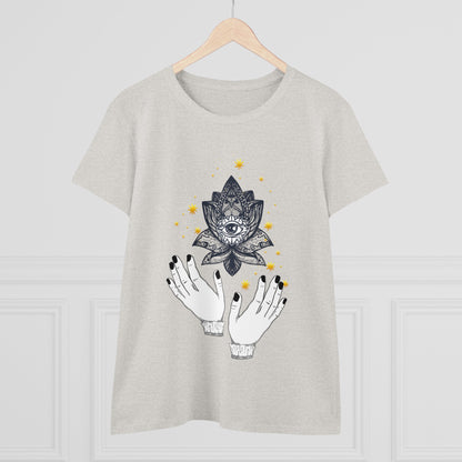 Meditation T-Shirts, Yoga Graphic Tees, Mindfulness Apparel, Zen T-Shirts, Spiritual Shirts, Chakra Tees, Womens T-Shirt