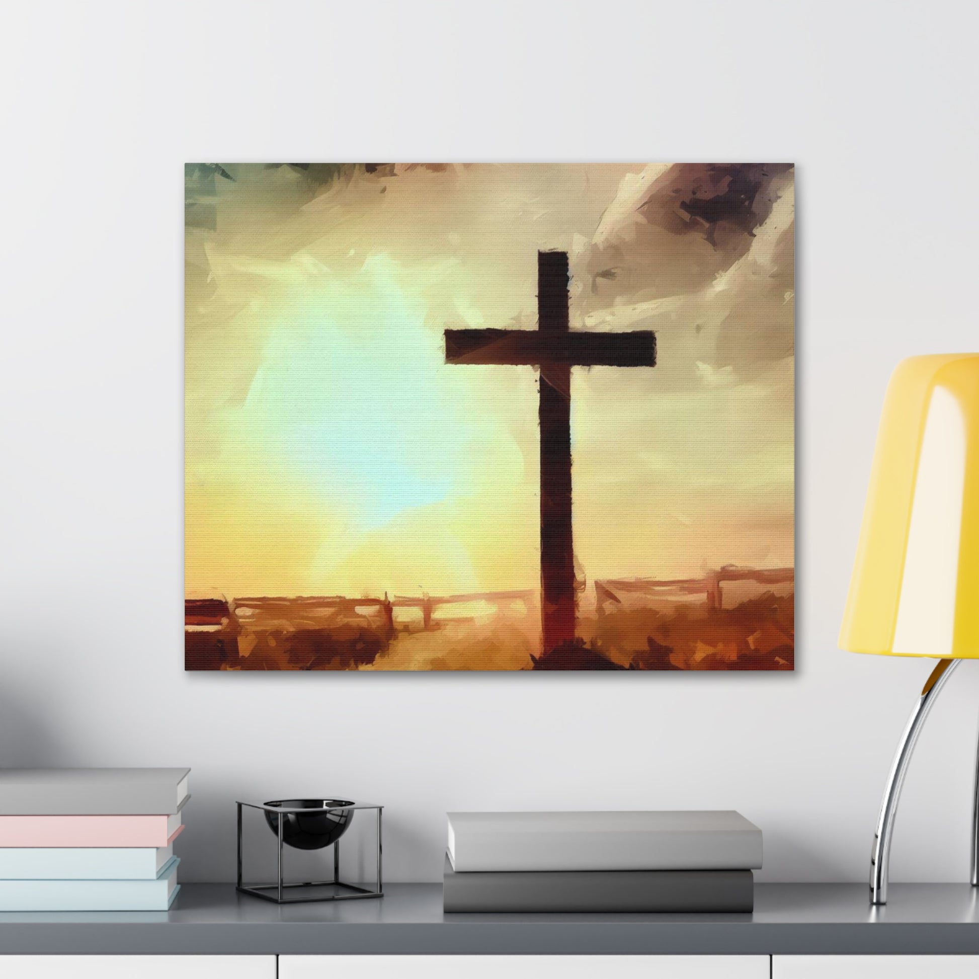 Christian wall art, Cross wall art, Country art, Canvas Gallery Wraps - SaviTraviDesigns