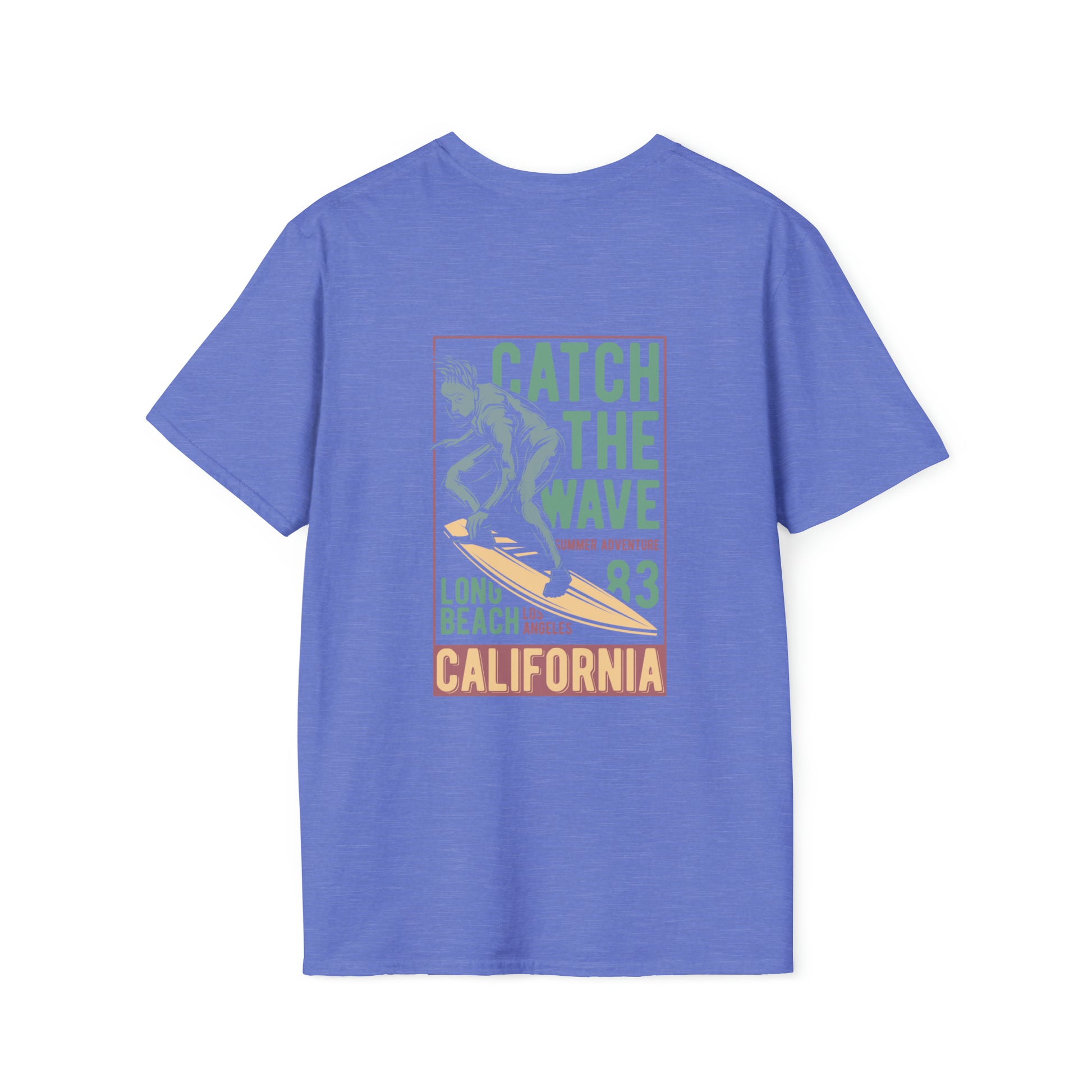 Catch The Wave California, Beachwear Graphics, Tropical T-Shirt Designs, Ocean-Inspired Shirts, Surfing Graphics, Sun and Sand Apparel, Summer Wardrobe Essentials - SaviTraviDesigns