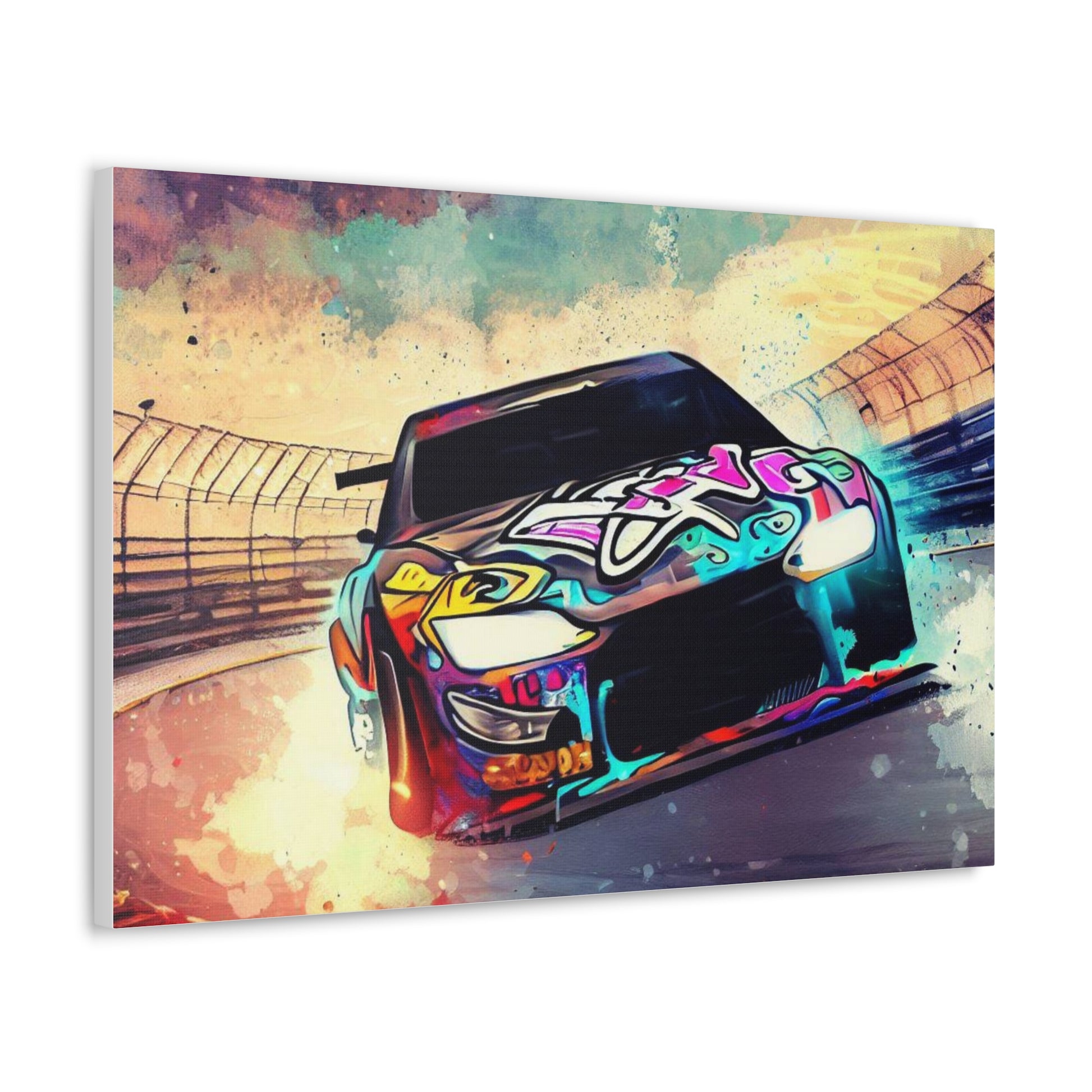 Street Racing, Nascar, Graffiti art prints, Street art canvas, Urban art decor, Graffiti-style wall art, Graffiti canvas prints, Street art posters - SaviTraviDesigns