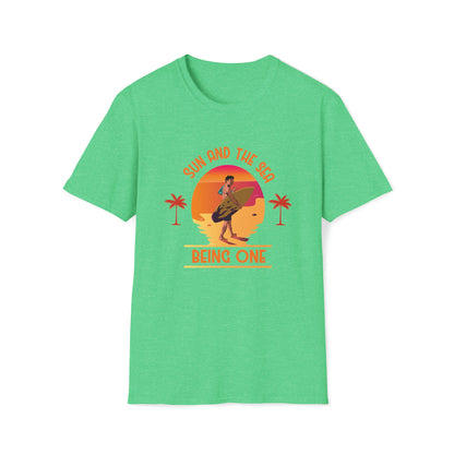 Sun Sand and Sea |Beach Lifestyle Shirts | Summer Vibe Apparel Heather Irish Green