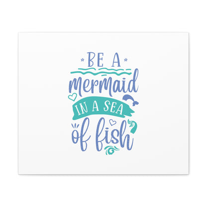 Be A Mermaid, Mermaid Wall Art, Coastal Mermaid Decor, Beach House Mermaid Signs, Nautical Mermaid Decor, Mermaid Nursery Wall Decor - SaviTraviDesigns