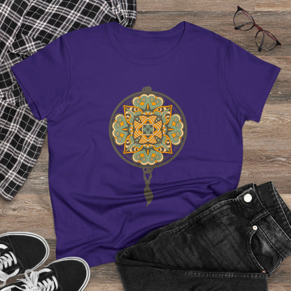 Meditation T-Shirts, Yoga Graphic Tees, Mindfulness Apparel, Zen T-Shirts, Spiritual Shirts, Chakra Tees, Womens T-Shirt Purple