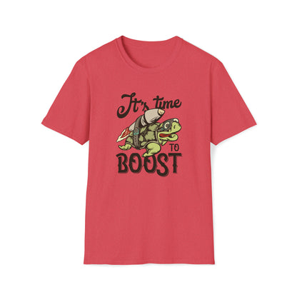 Its Time To Boost |Beach Lifestyle Shirts | Summer Vibe Apparel Heather Red