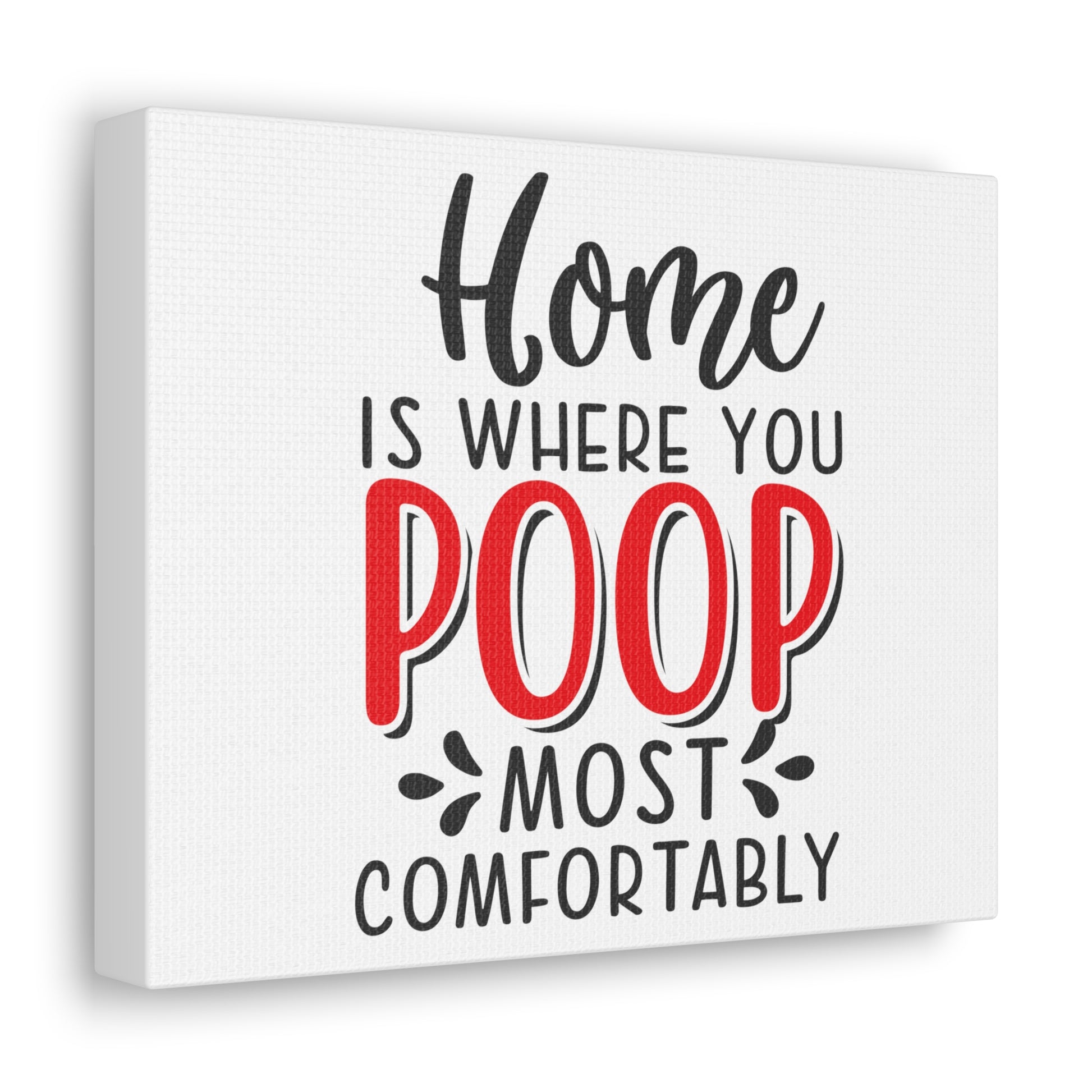 Home Is Where You Poop, Rustic Bathroom Decor, Farmhouse Bathroom Signs, Modern Bathroom Wall Decor, Funny Bathroom Signs, Bathroom Wall Art Ideas - SaviTraviDesigns