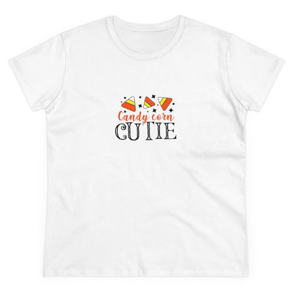 Candy Corn Cutie, Halloween Graphic Shirts, Spooky Halloween Shirts, Scary Halloween Shirt Designs, Cute Halloween Graphic Tees, Funny Halloween Shirt Ideas White