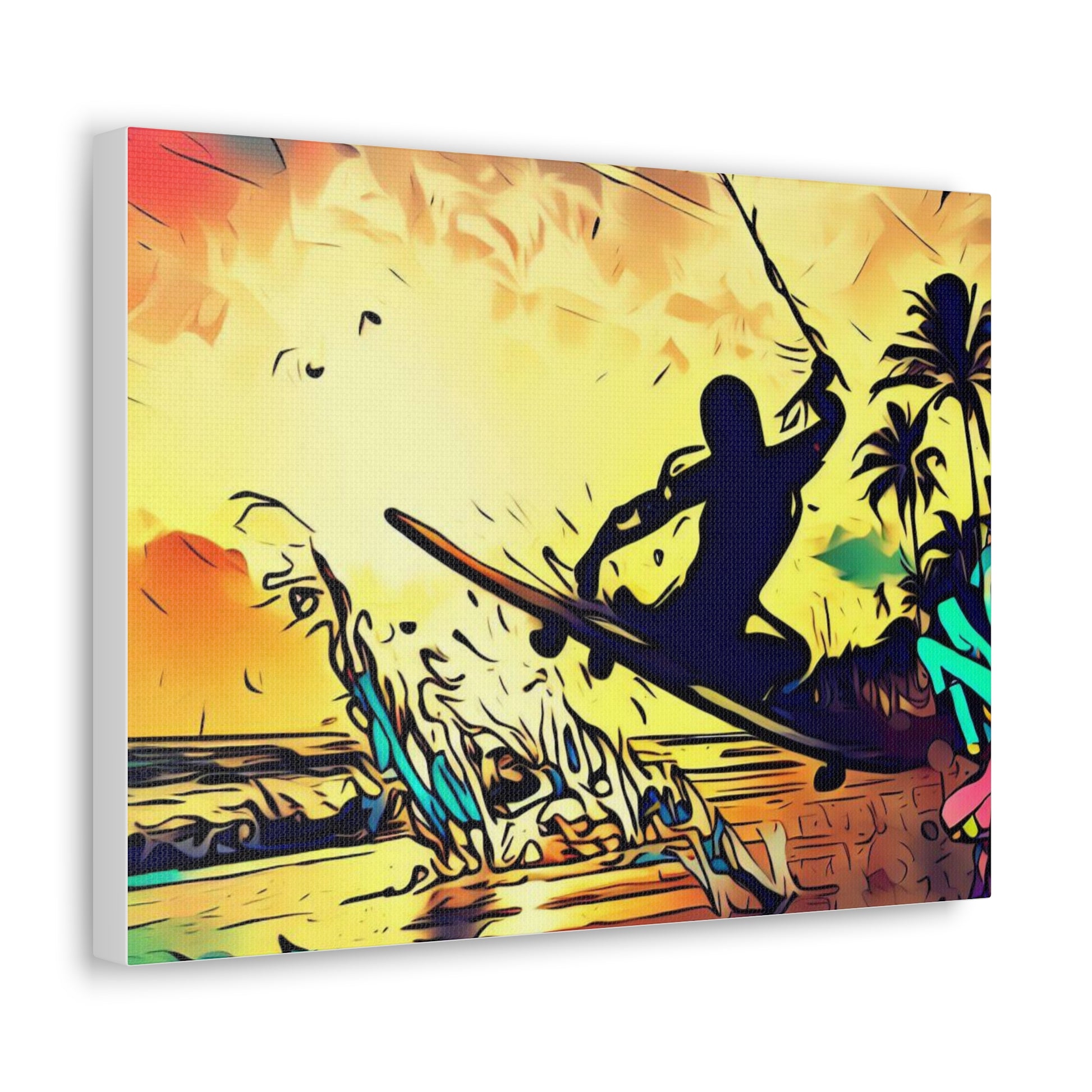 Kiteboarding, Graffiti art prints, Street art canvas, Urban art decor, Graffiti-style wall art, Graffiti canvas prints, Street art posters - SaviTraviDesigns