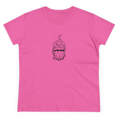 Pumpkin Cupcake, Halloween Cupcake Designs, Halloween Graphic Shirts, Spooky Halloween Shirts, Cute Halloween Graphic Tees Azalea