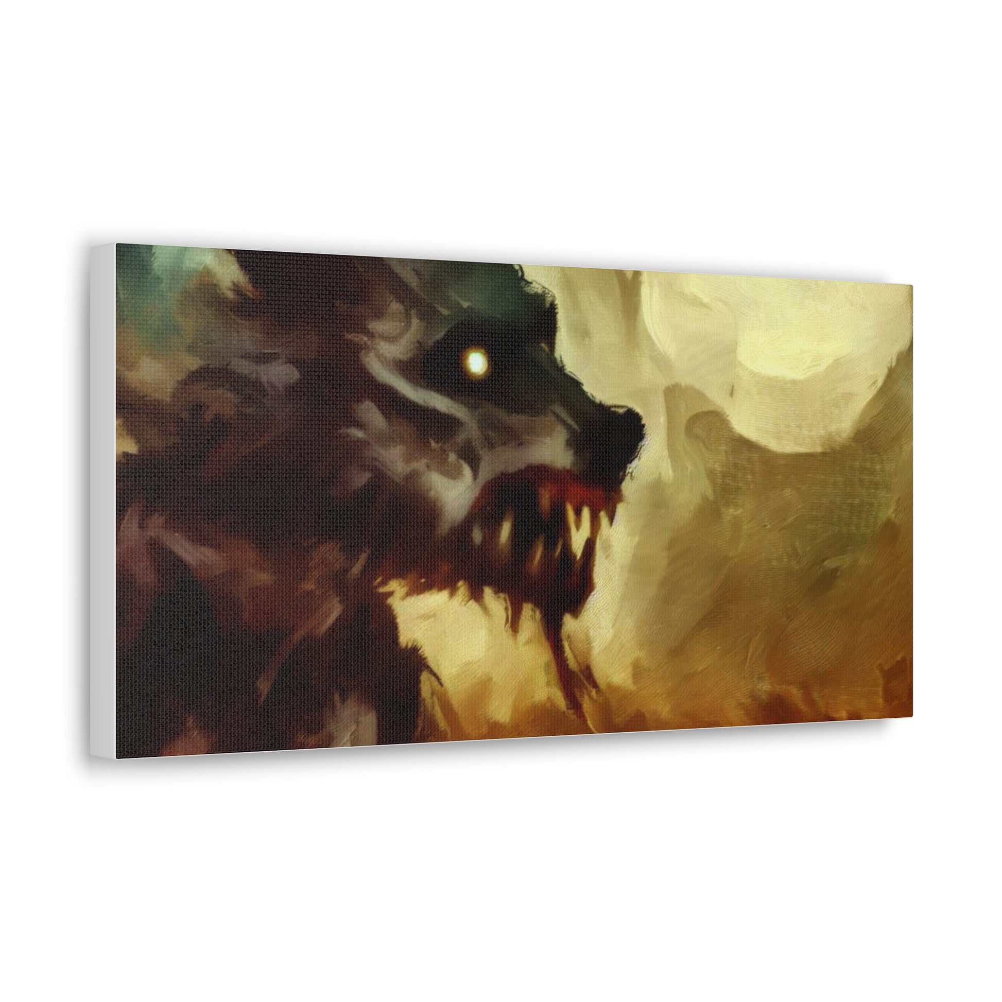 Halloween art, Werewolf canvas prints, Scary Halloween decor, Halloween home decor, Halloween wall, Gothic wall decor, Canvas Gallery Wraps - SaviTraviDesigns