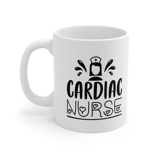 Cardiac Nurse, Nurse Coffee Mugs, Coffee Mugs with Art, Unique Mug Designs, Custom Graphic Mugs, Artistic Coffee Cups, Trendy Mug Patterns - SaviTraviDesigns