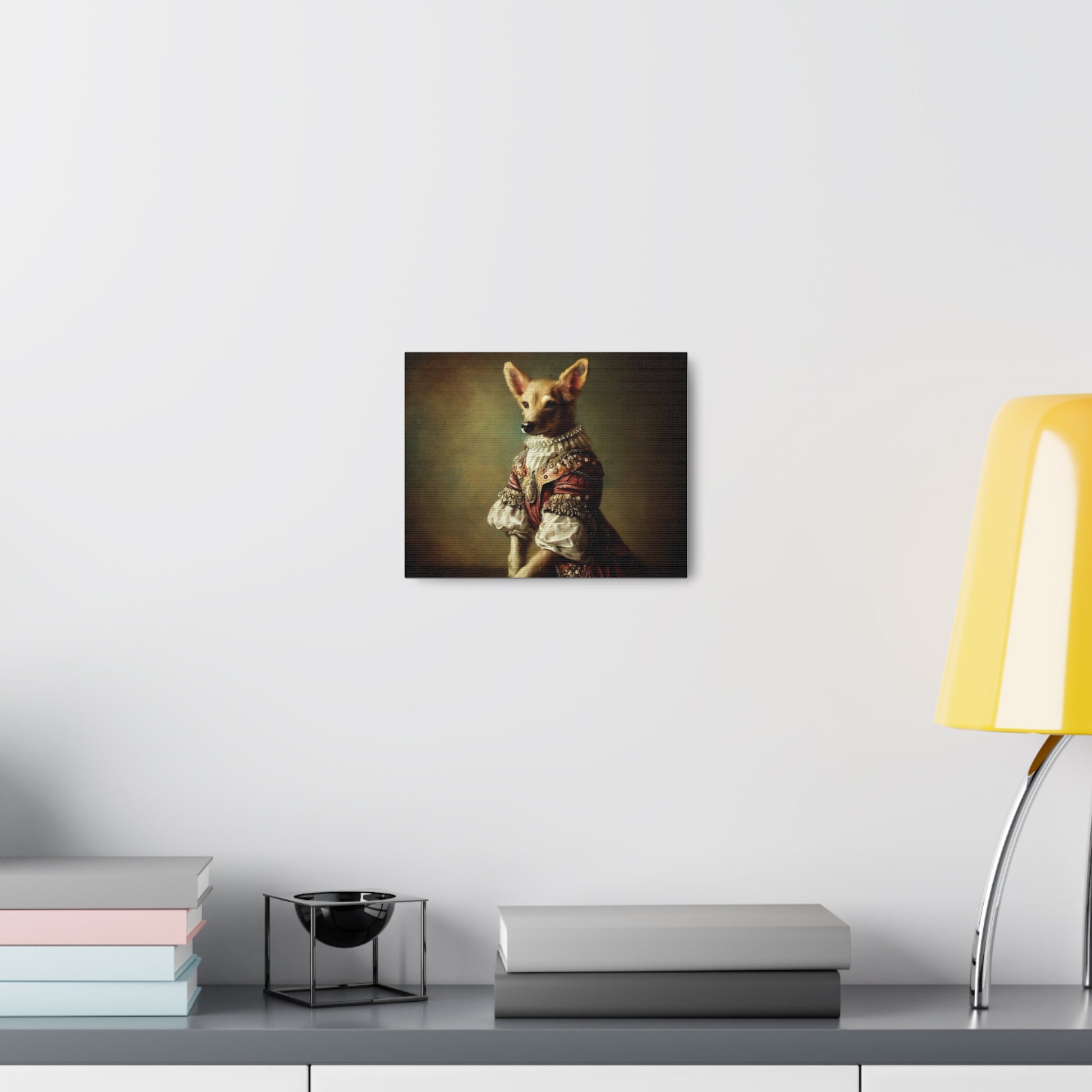 Fancy Dog, Canvas Dog Art, Dog Wall Art, Canine Canvas Art,Canvas Gallery Wraps, Pet Art - SaviTraviDesigns