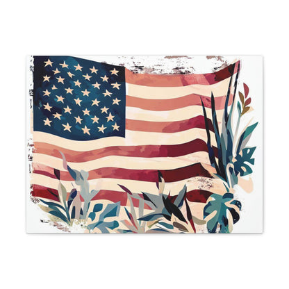 American Flag wall art, Flag wall art, Canvas Gallery Wraps - SaviTraviDesigns