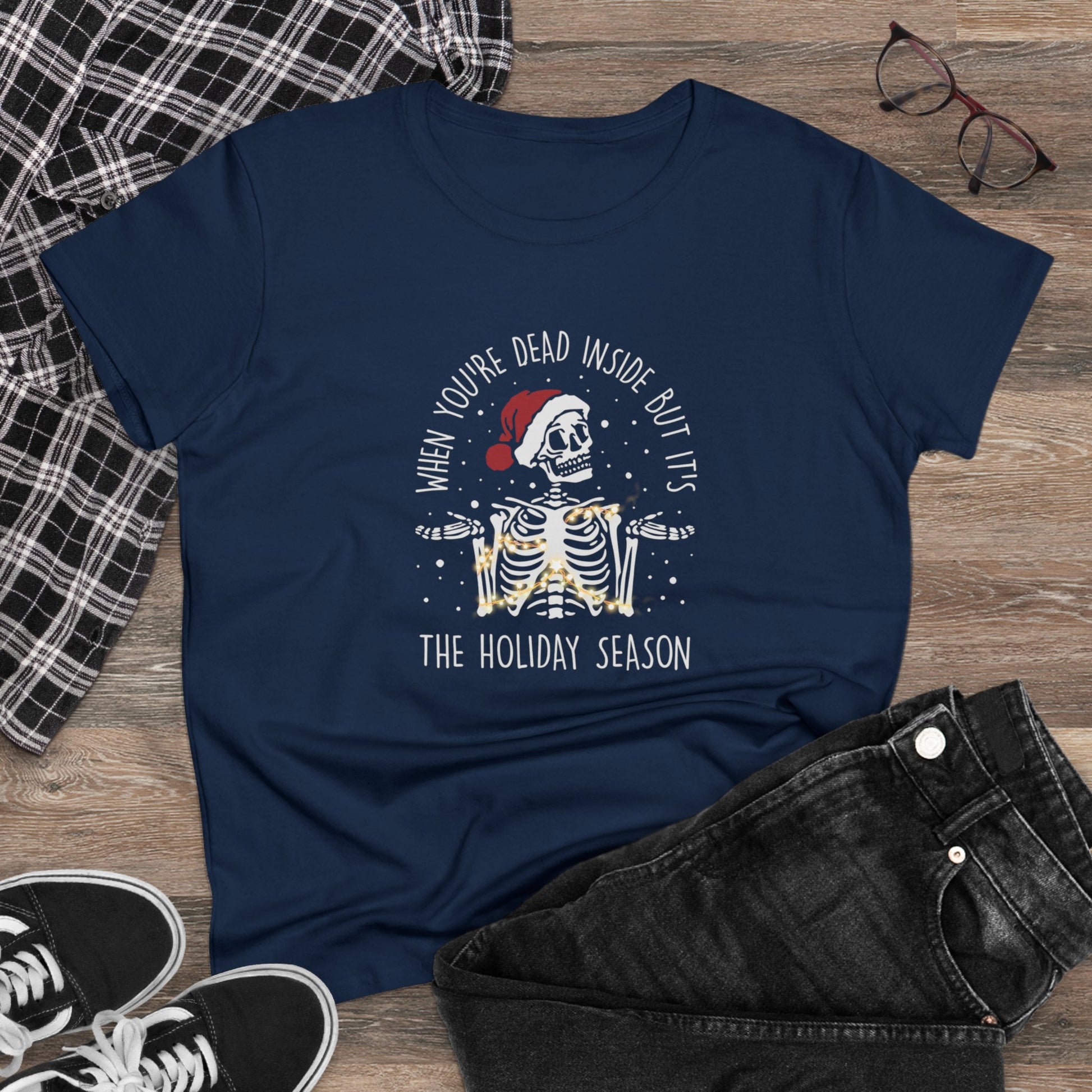 When You Are Dead Inside, Its Holiday Season, Christmas Graphic Shirts, Festive Holiday T-Shirts, Ugly Christmas Sweater Tees, Funny Christmas Shirt Designs, Cute Xmas Graphic Tees