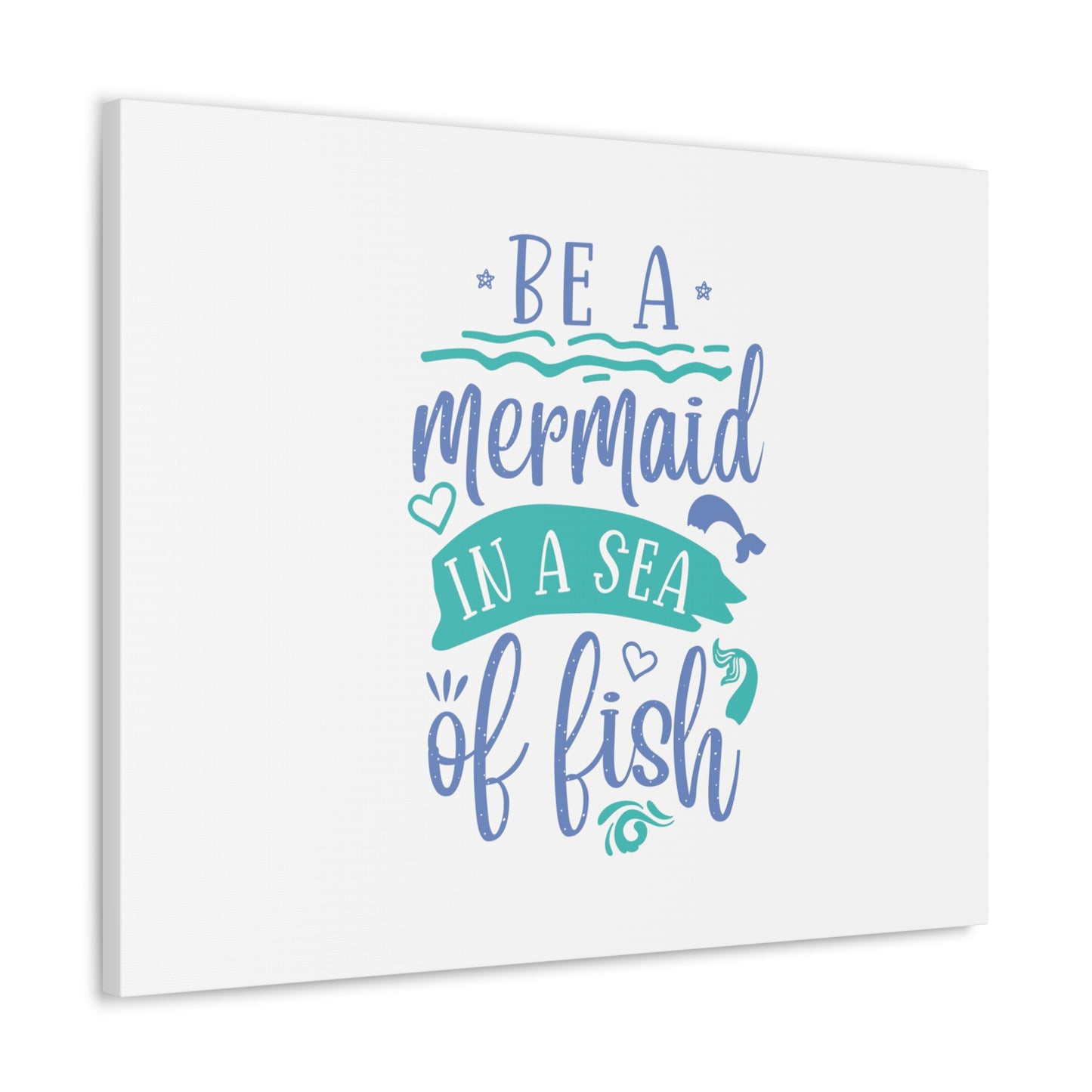 Be A Mermaid, Mermaid Wall Art, Coastal Mermaid Decor, Beach House Mermaid Signs, Nautical Mermaid Decor, Mermaid Nursery Wall Decor - SaviTraviDesigns