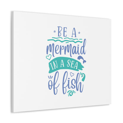 Be A Mermaid, Mermaid Wall Art, Coastal Mermaid Decor, Beach House Mermaid Signs, Nautical Mermaid Decor, Mermaid Nursery Wall Decor - SaviTraviDesigns