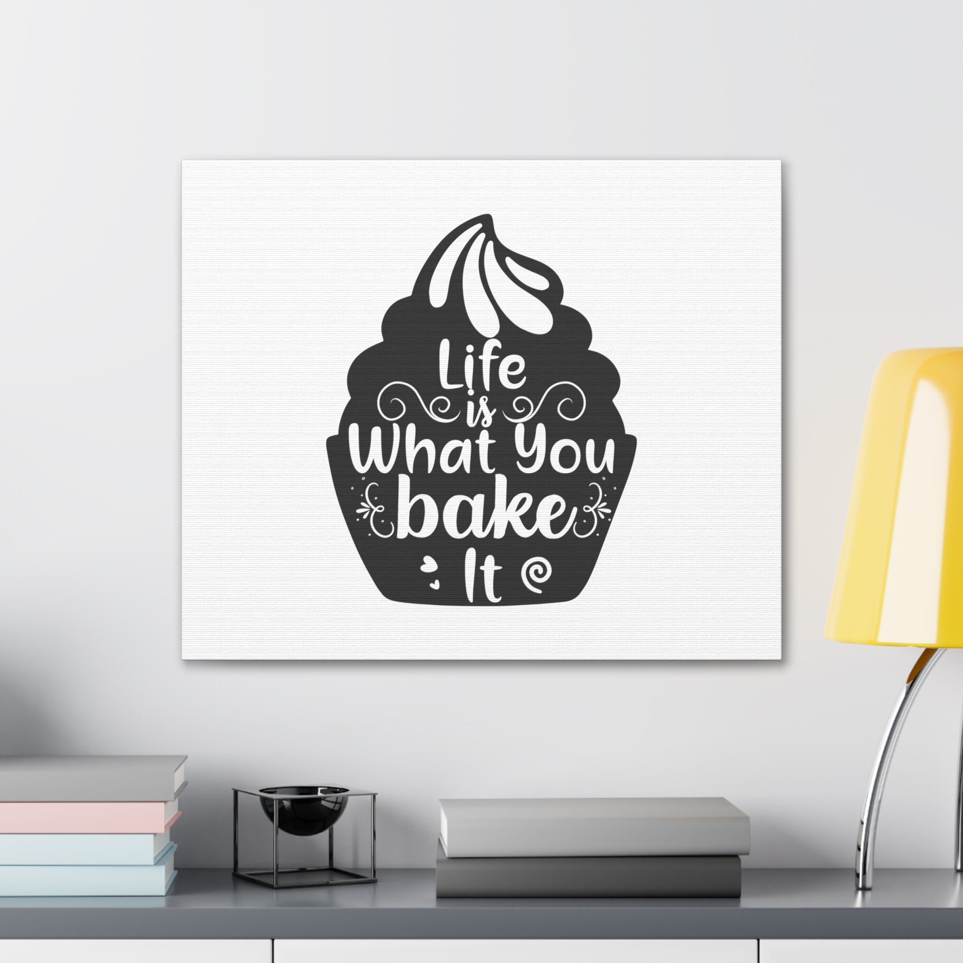 Life Is What You Bake It, Kitchen quote canvas prints, Kitchen wall decor quotes, Kitchen canvas art, Funny kitchen quotes on canvas, Inspirational kitchen quotes - SaviTraviDesigns