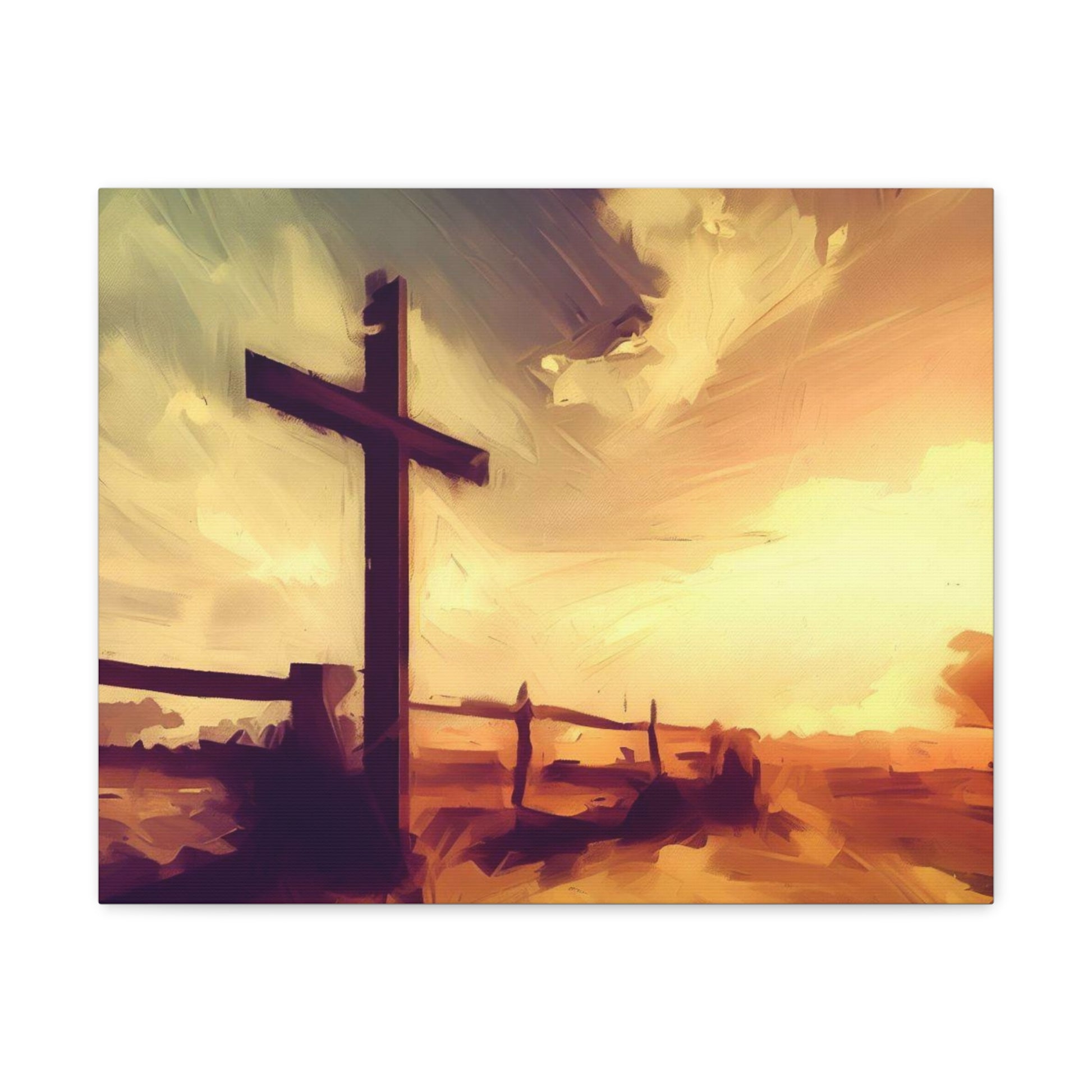 Christian wall art, Cross wall art, Country art, farm art, Canvas Gallery Wraps - SaviTraviDesigns