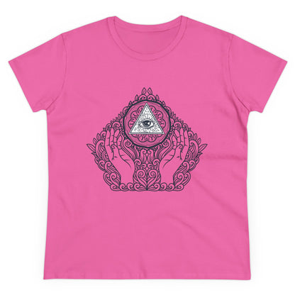 Meditation T-Shirts, Yoga Graphic Tees, Mindfulness Apparel, Zen T-Shirts, Spiritual Shirts, Chakra Tees, Womens T-Shirt Azalea