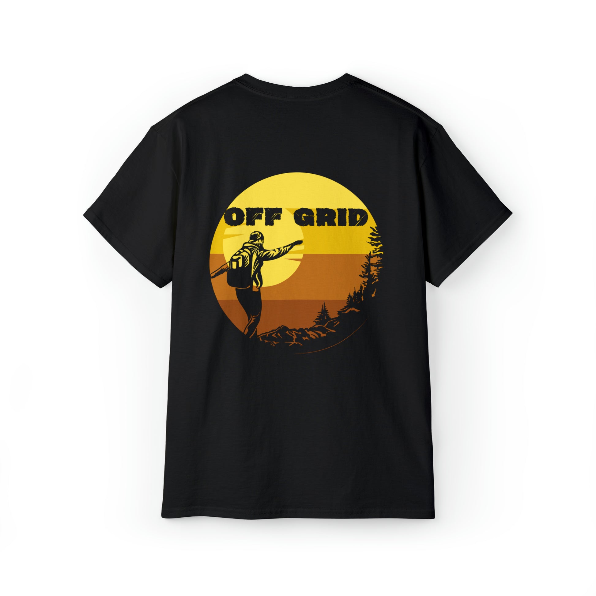 Off Grid T-Shirt, Outdoor Graphic T-shirt, Adventure T-Shirts, Nature Tees, Hiking T-Shirts, Camping Graphic Shirts, Mountain Tee Shirts - SaviTraviDesigns