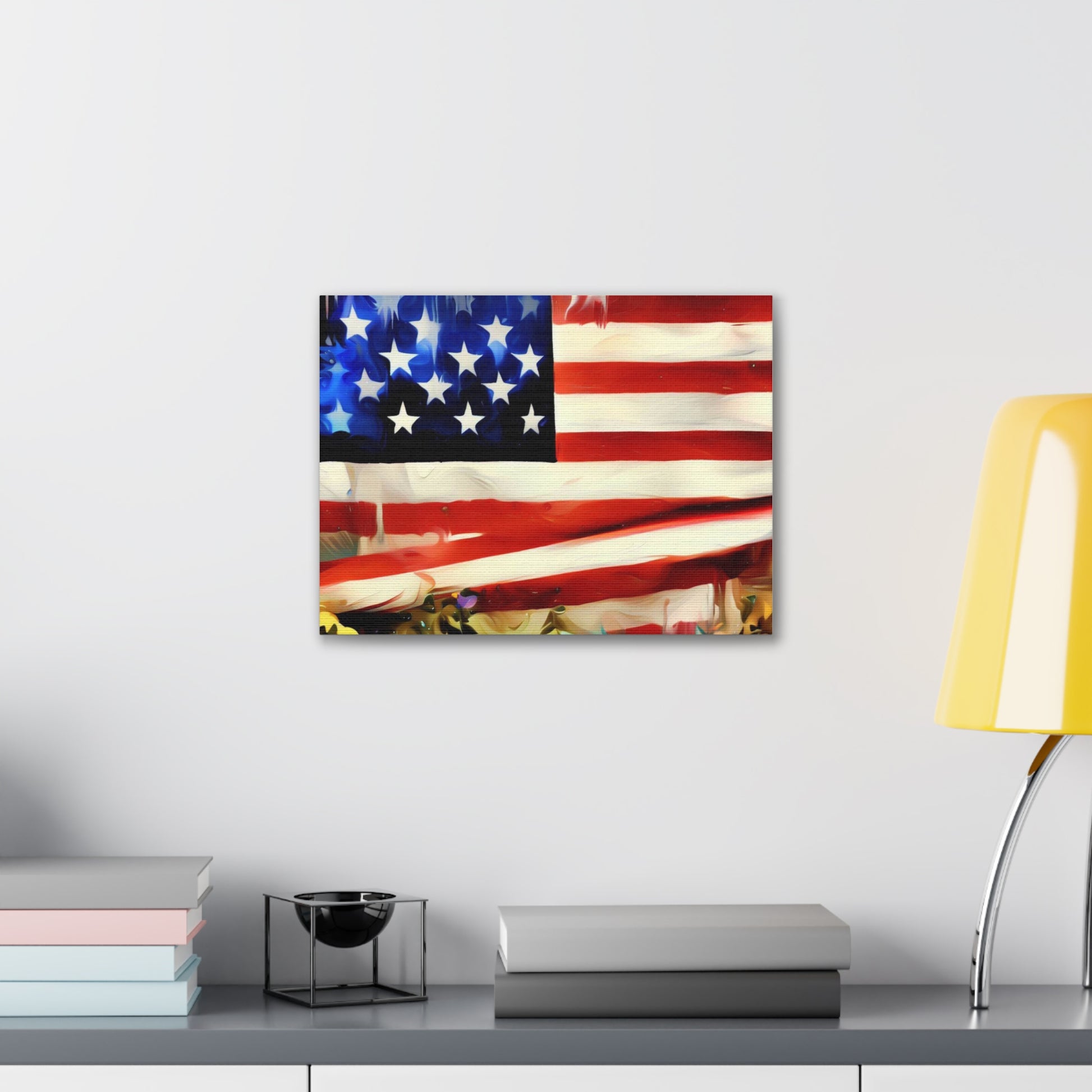 American Flag wall art, Flag wall art, Canvas Gallery Wraps - SaviTraviDesigns