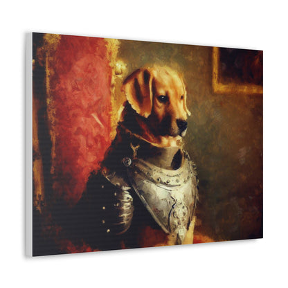 Fancy Dog, Canvas Dog Art, Dog Wall Art, Canine Canvas Art,Canvas Gallery Wraps, Pet Art, King Dog