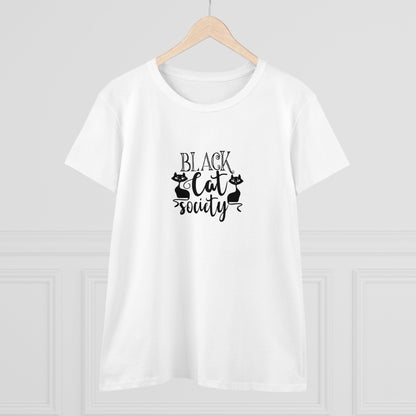 Black Cat Society, Halloween Graphic Shirts, Spooky Halloween Shirts, Scary Halloween Shirt Designs, Cute Halloween Graphic Tees, Funny Halloween Shirt Ideas