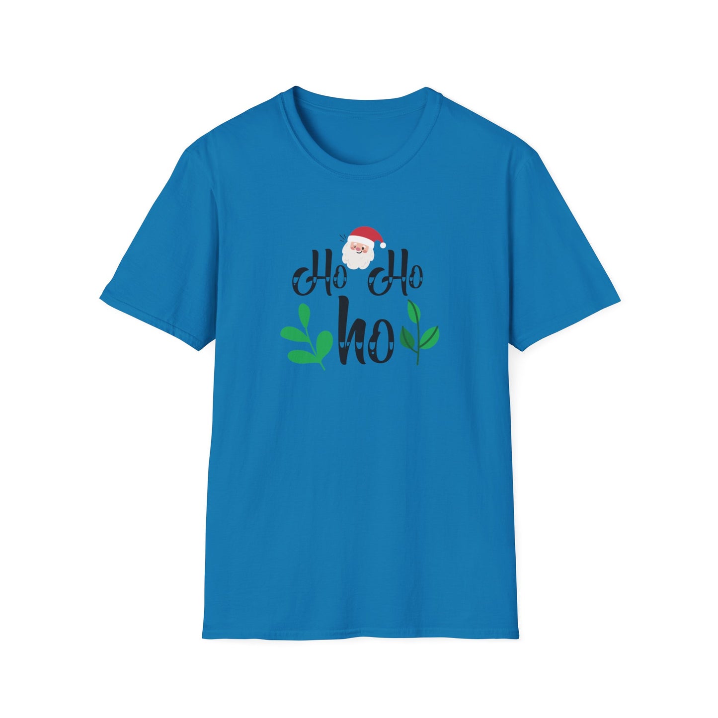 Ho Ho Ho Holiday Graphic T Shirt Sapphire