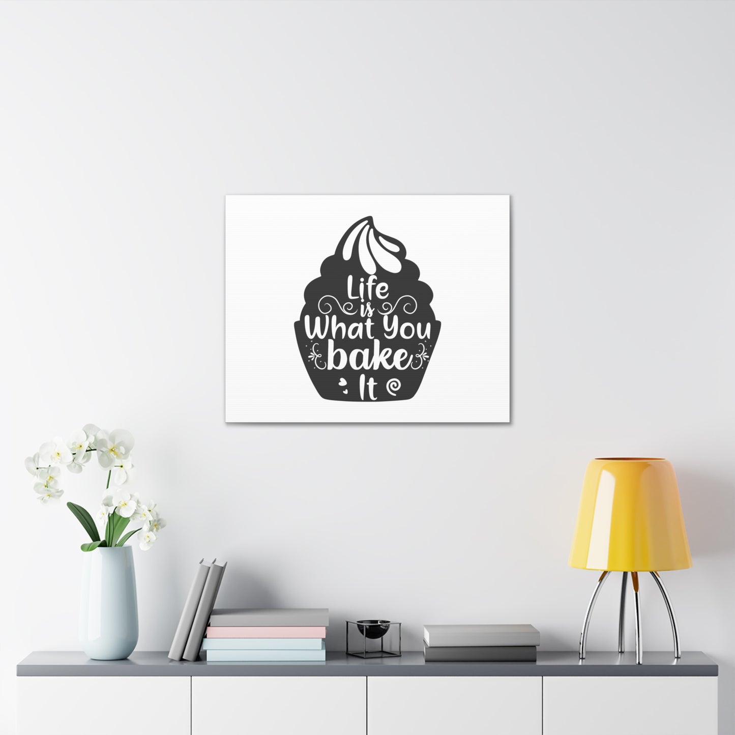 Life Is What You Bake It, Kitchen quote canvas prints, Kitchen wall decor quotes, Kitchen canvas art, Funny kitchen quotes on canvas, Inspirational kitchen quotes - SaviTraviDesigns