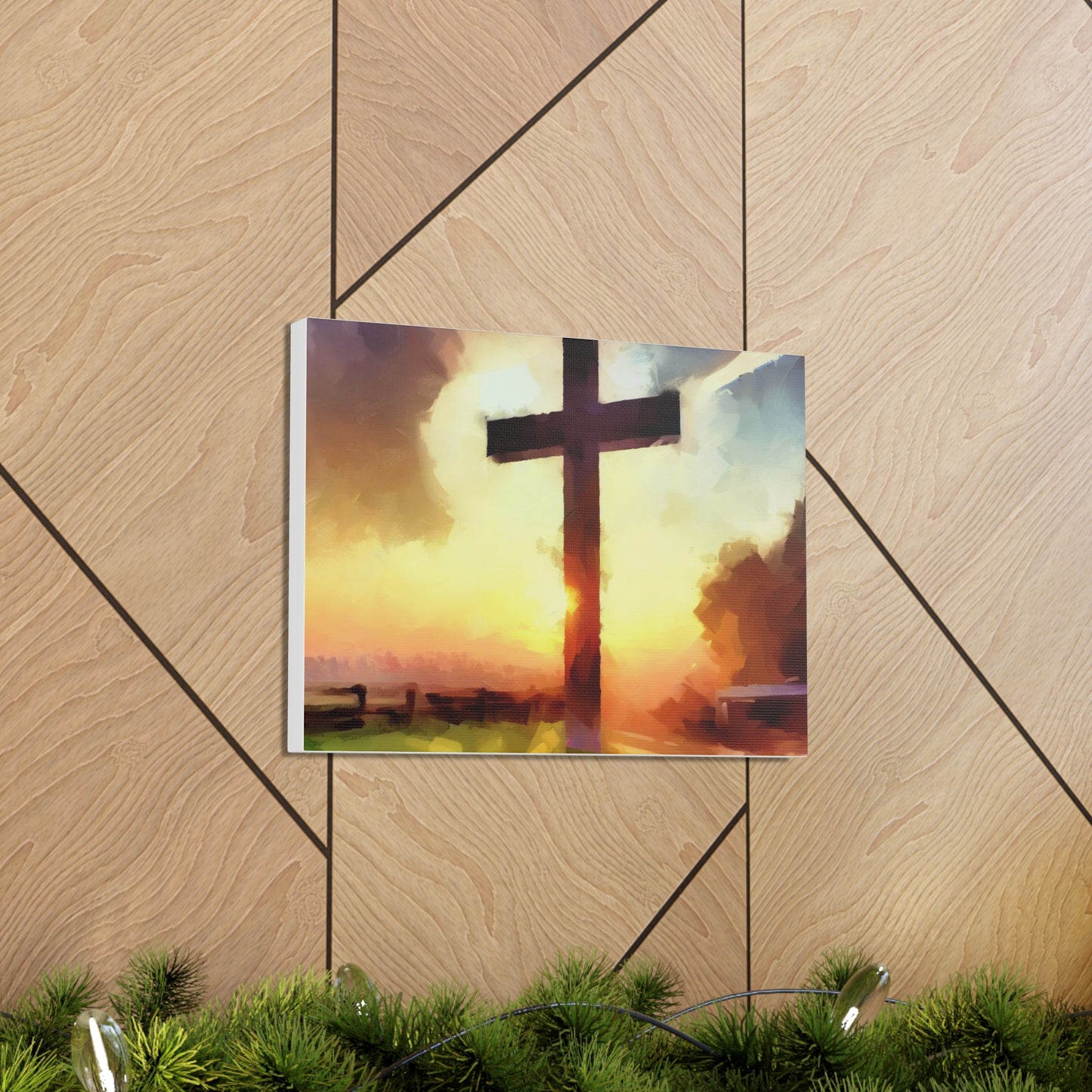 Christian wall art, Cross wall art, Country art, Canvas Gallery Wraps - SaviTraviDesigns