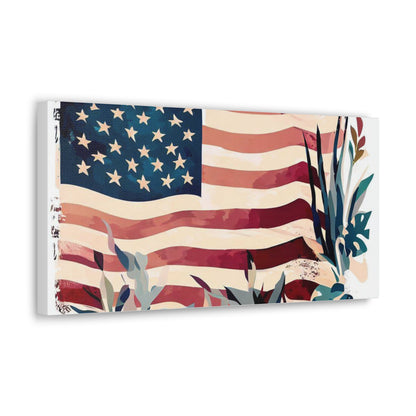 American Flag wall art, Flag wall art, Canvas Gallery Wraps - SaviTraviDesigns