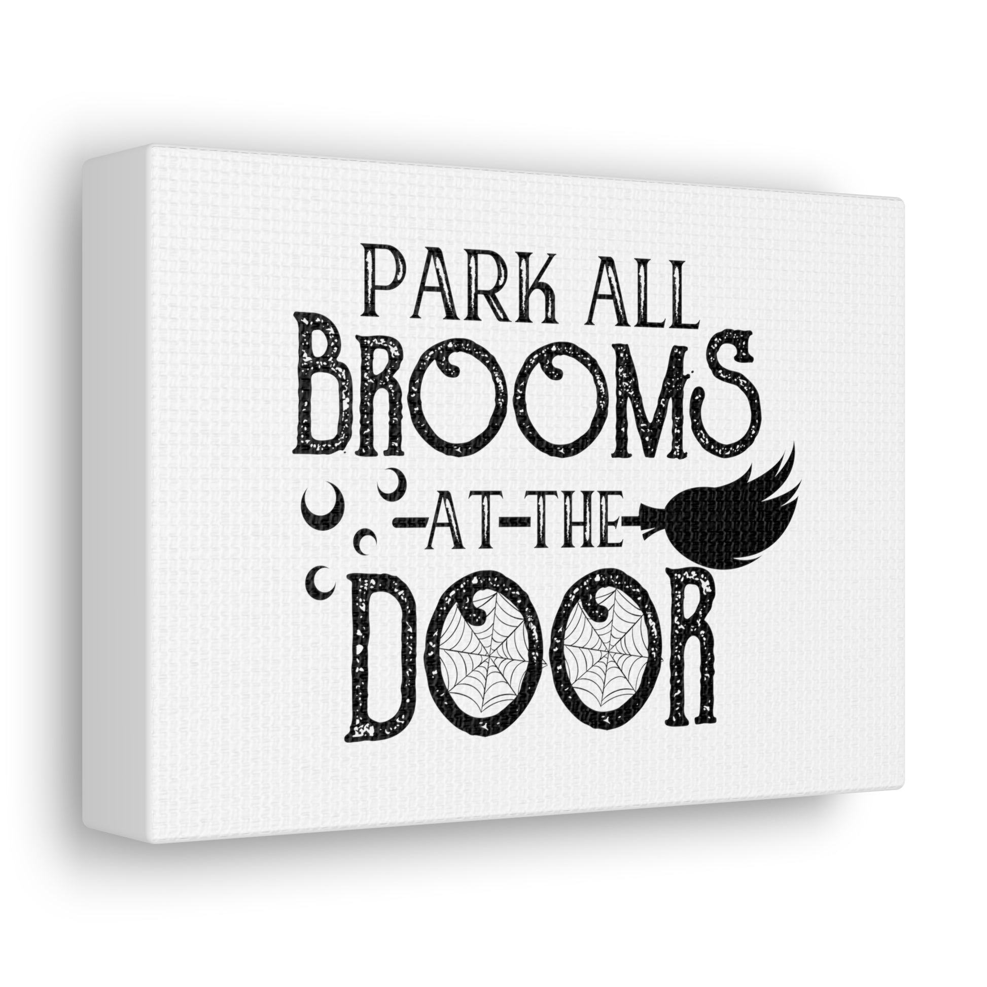 Park All Brooms at the Door, Halloween Sign, Holiday Sign, Spooky Sign, Halloween Decor