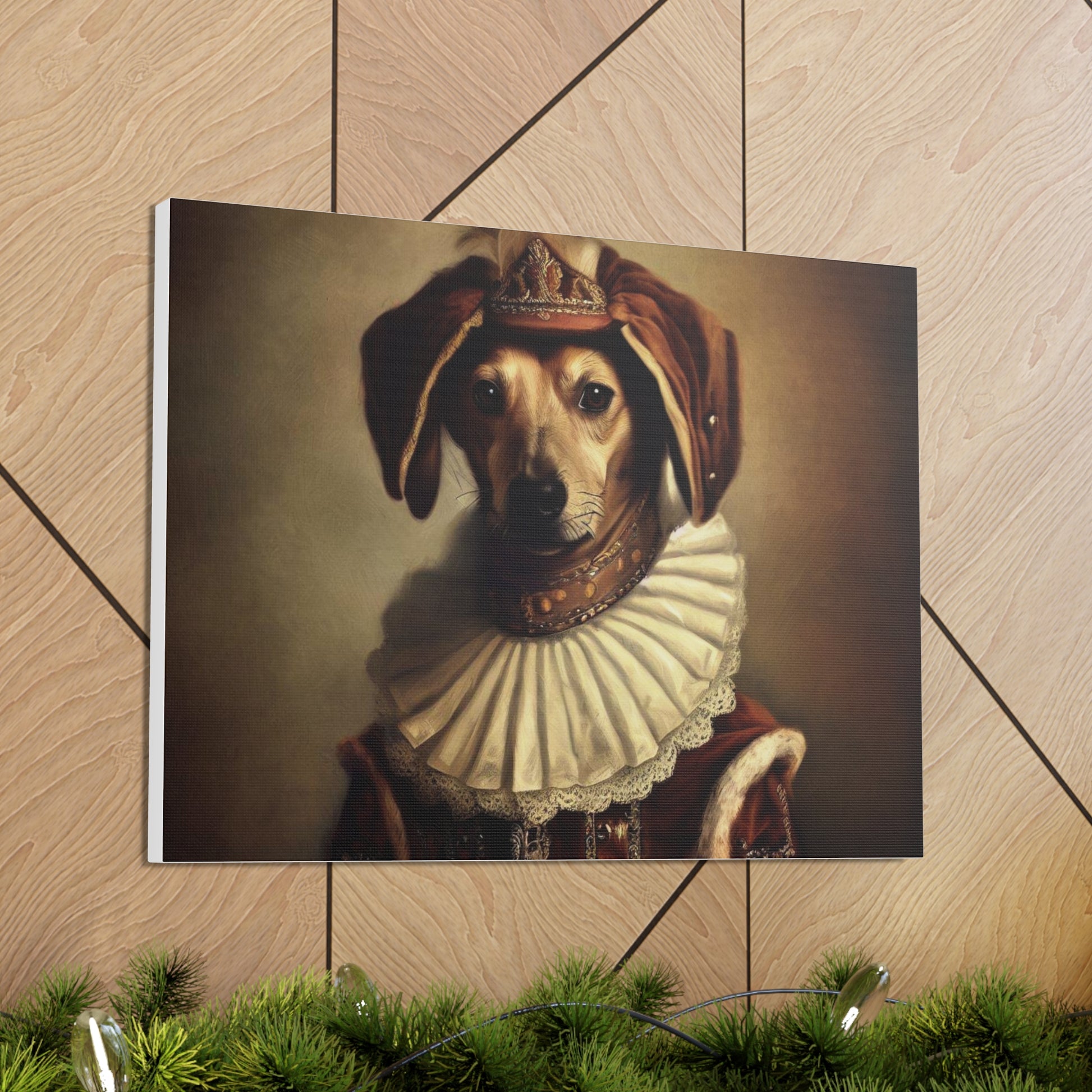 Fancy Dog, Canvas Dog Art, Dog Wall Art, Canine Canvas Art,Canvas Gallery Wraps, Pet Art