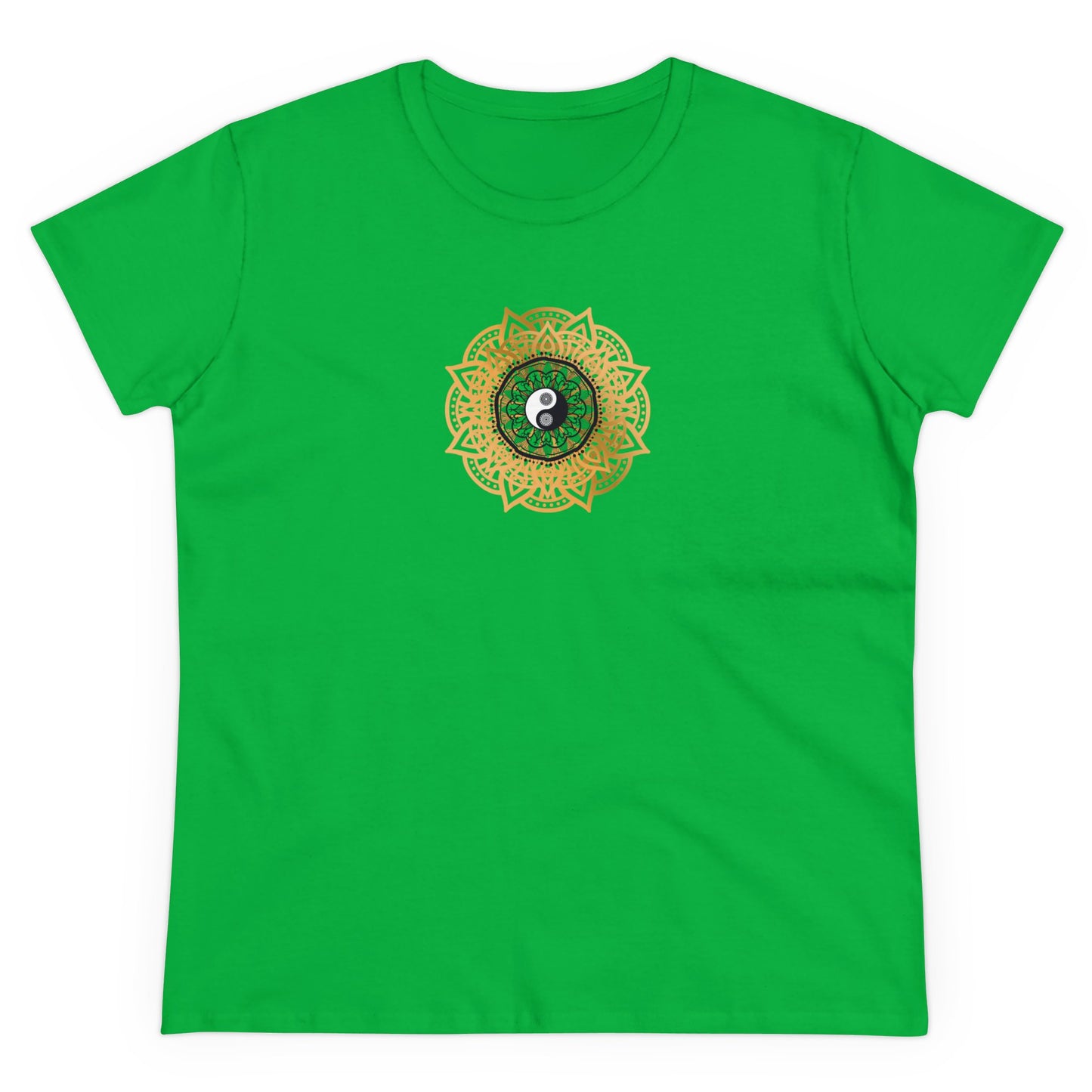 Namaste Energy Yoga and Mandala Design T Shirt with Boho Style