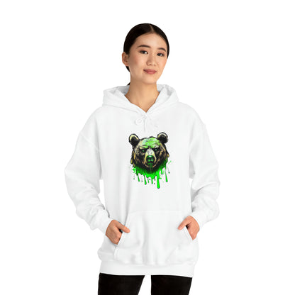 Bear Hoodie, Graffiti Graphic Shirt, Street Art, Urban Art, Unisex Hooded Sweatshirt