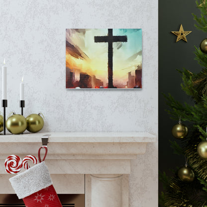 Christian wall art, Cross wall art, City art, Canvas Gallery Wraps - SaviTraviDesigns