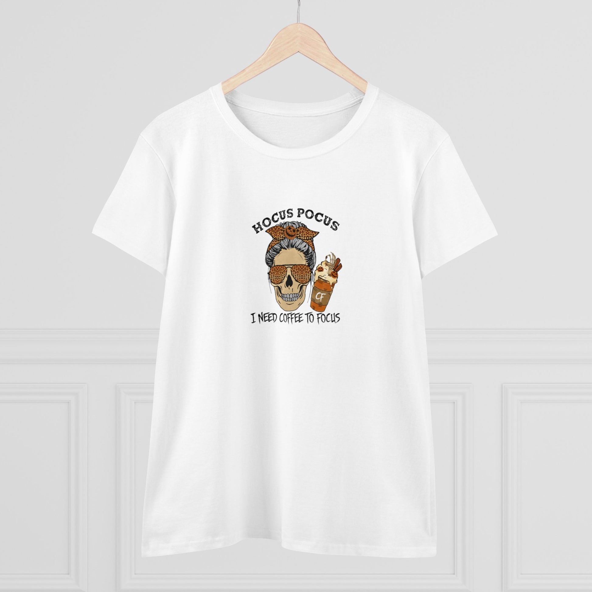 Hocus Pocus, I Need Coffee To Focus, Halloween Graphic Shirts, Spooky Halloween Shirts, Scary Halloween Shirt Designs, Cute Halloween Graphic Tees, Funny Halloween Shirt Ideas