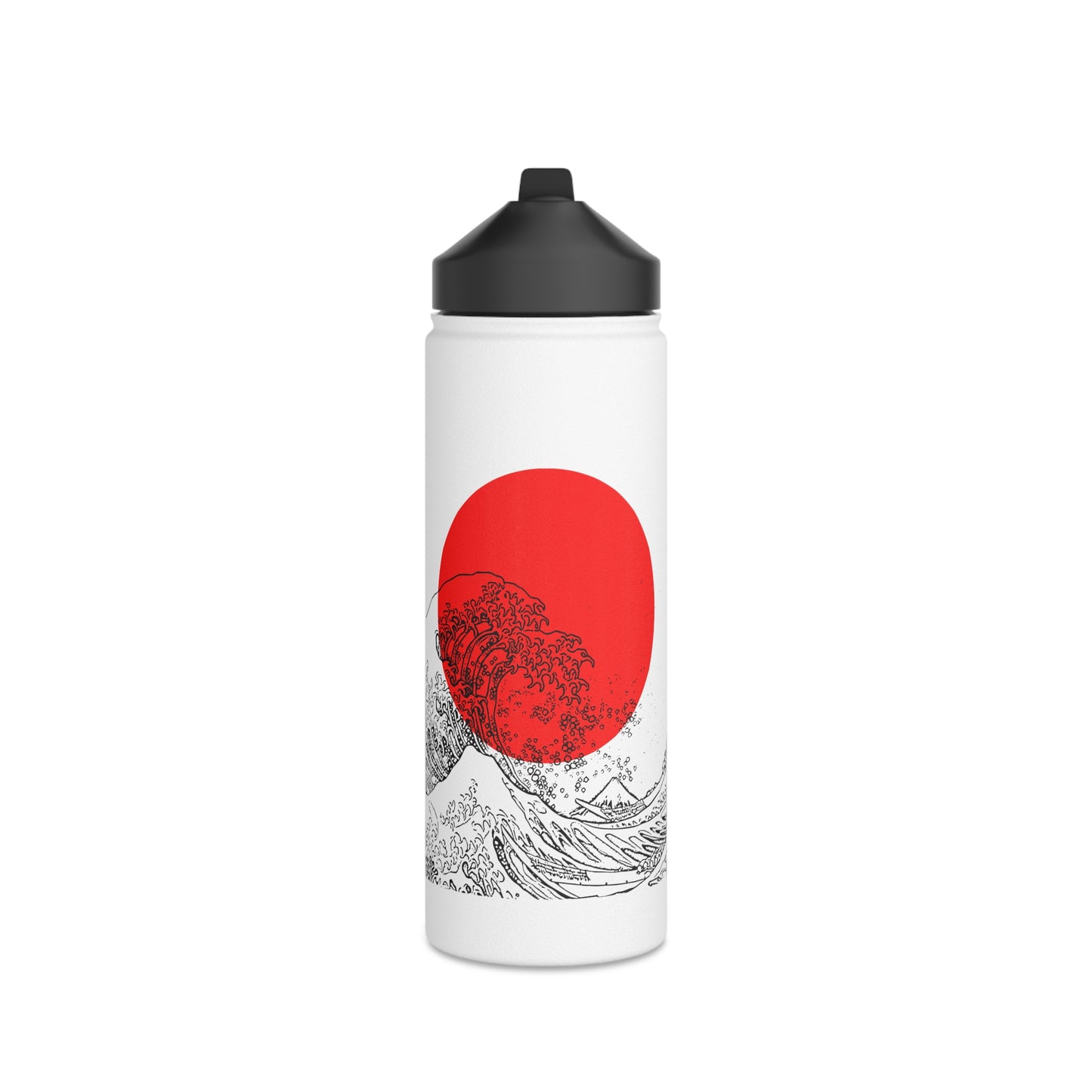 Design water bottle, Stainless Steel Water Bottle, Standard Lid, Workout Bottle, Yoga Bottle - SaviTraviDesigns