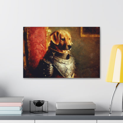 Fancy Dog, Canvas Dog Art, Dog Wall Art, Canine Canvas Art,Canvas Gallery Wraps, Pet Art, King Dog