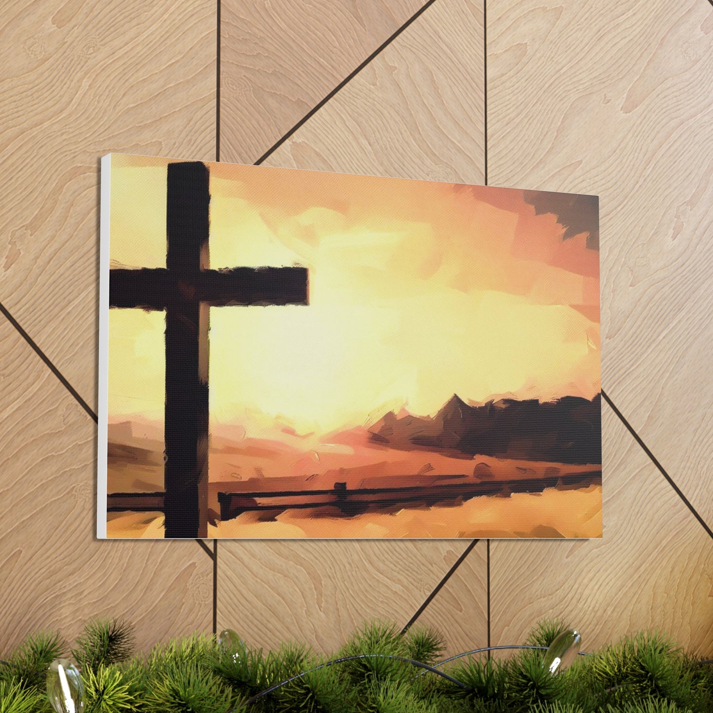 Christian wall art, Cross wall art, country art, Canvas Gallery Wraps - SaviTraviDesigns