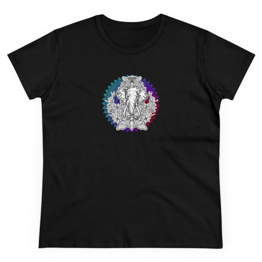 Elephant Moth Boho Zen Graphic T-Shirts – Mindful Fashion with Mandala Prints