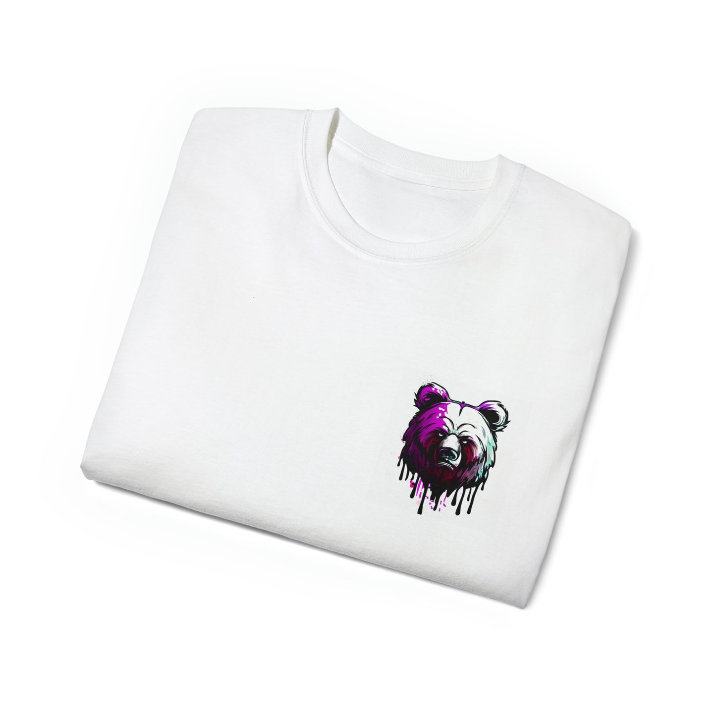 Graffiti Shirt, Urban Style, Graffiti Bear, Purple Bear - SaviTraviDesigns