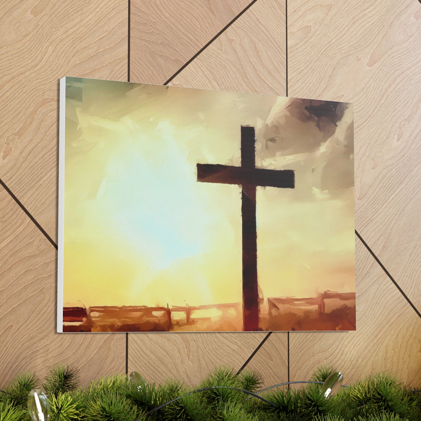 Christian wall art, Cross wall art, Country art, Canvas Gallery Wraps - SaviTraviDesigns